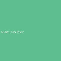 Leichte Leder-Tasche