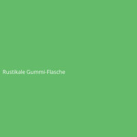 Rustikale Gummi-Flasche