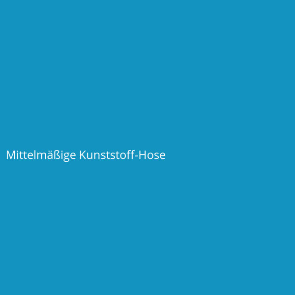 Mittelmäßige Kunststoff-Hose