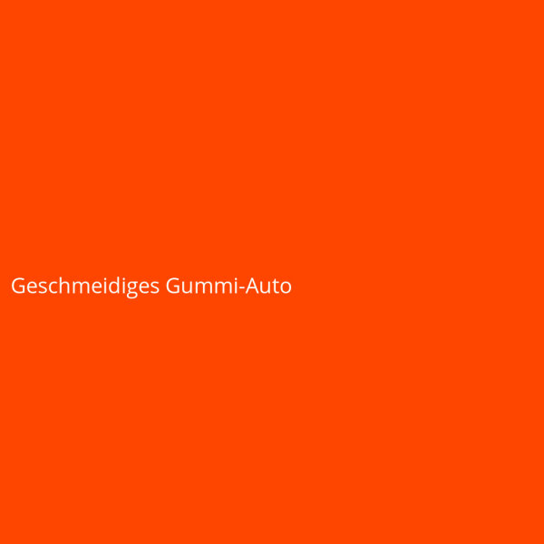 Geschmeidiges Gummi-Auto