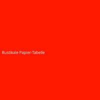 Rustikale Papier-Tabelle
