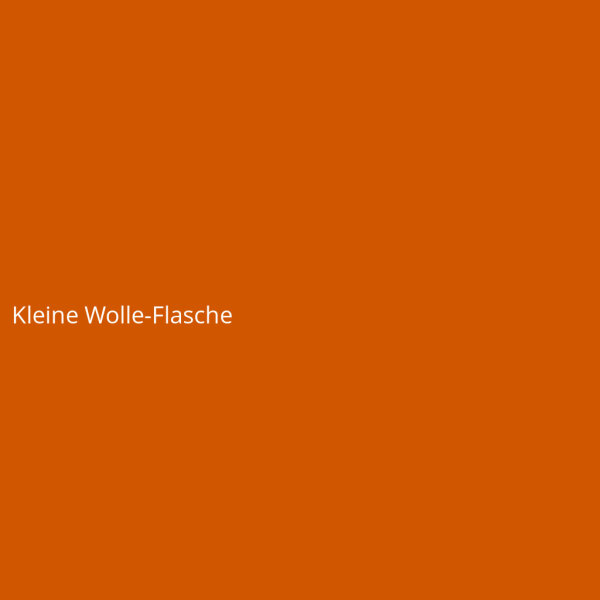Kleine Wolle-Flasche