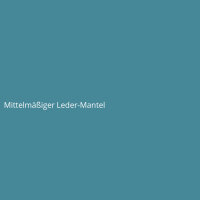 Mittelmäßiger Leder-Mantel