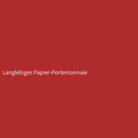 Langlebiges Papier-Portemonnaie