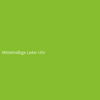 Mittelmäßige Leder-Uhr