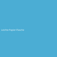 Leichte Papier-Flasche
