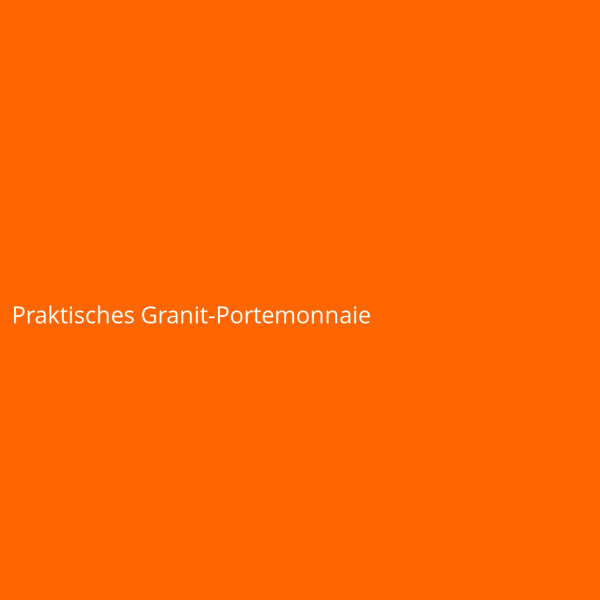 Praktisches Granit-Portemonnaie