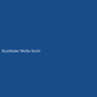 Rustikaler Wolle-Stuhl