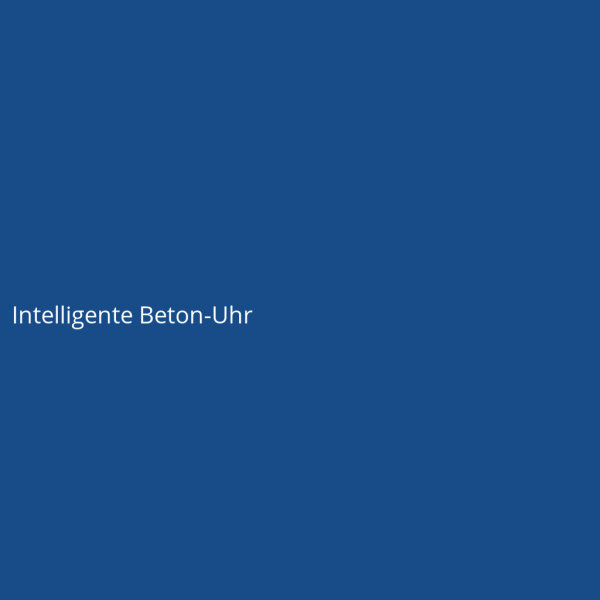 Intelligente Beton-Uhr